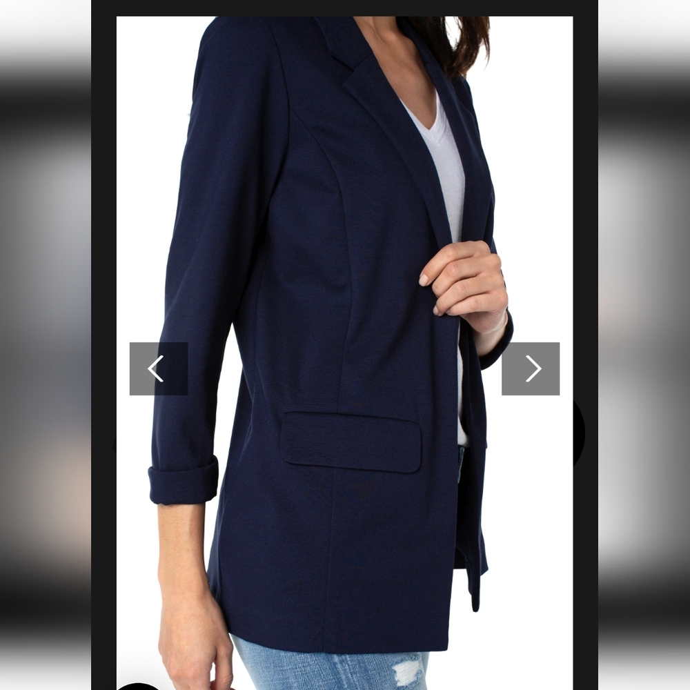 Liverpool Women's Classic Navy Blazer